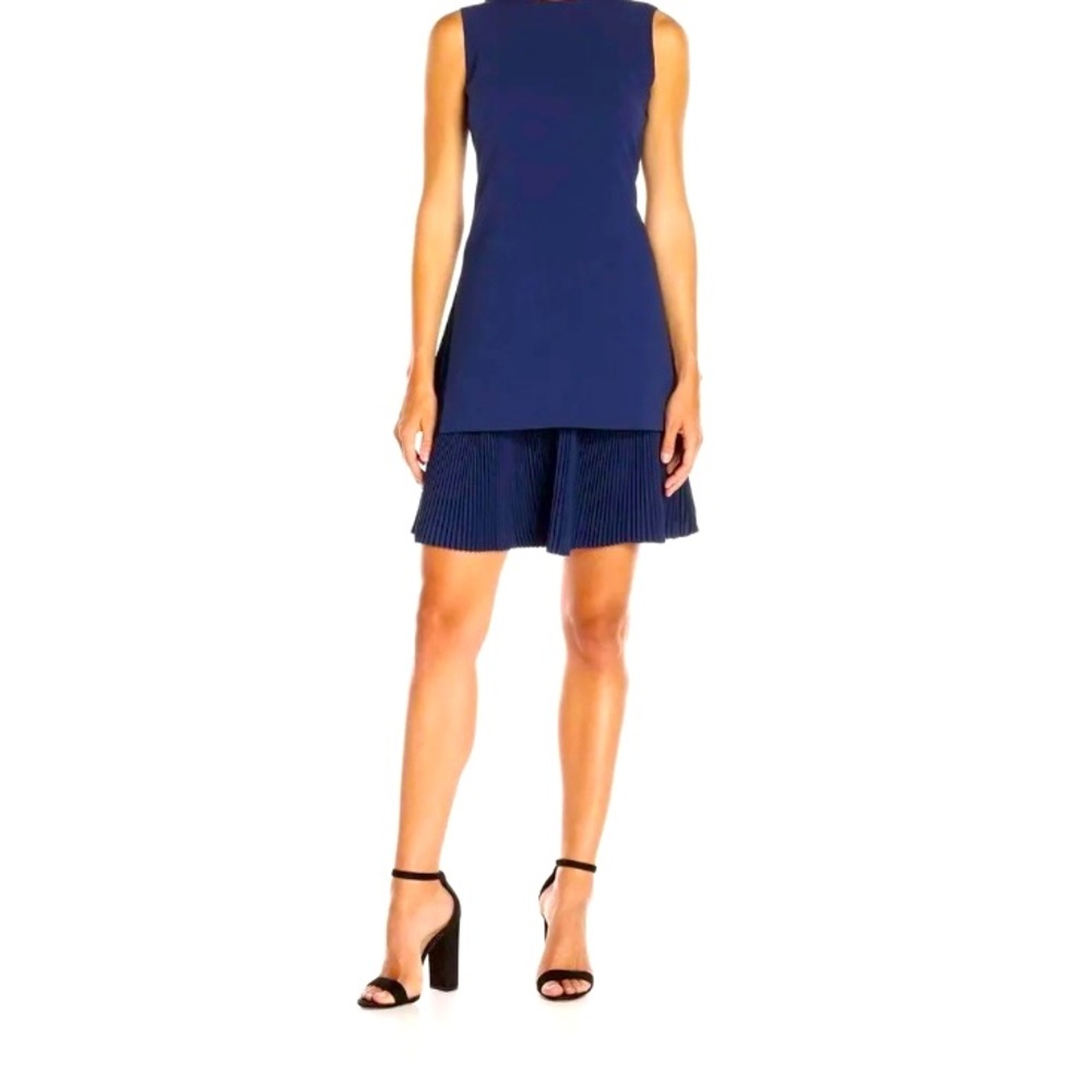 Theory Malkan P Winslow Layered Crepe Dress